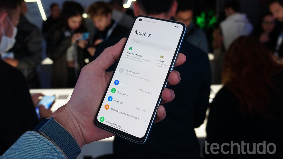 Oppo Reno 7 — Foto: Thássius Veloso/TechTudo