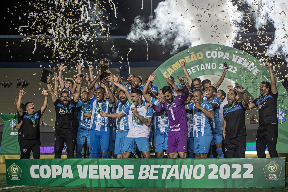 Paysandu campeo da Copa Verde  Foto: Heber Gomes/CBF