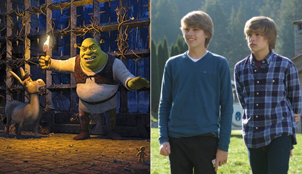 Divirta-se com 'Assustando Shrek' e Zack e Cody - O Filme', neste sábado (Foto: Divulgação/Reprodução)