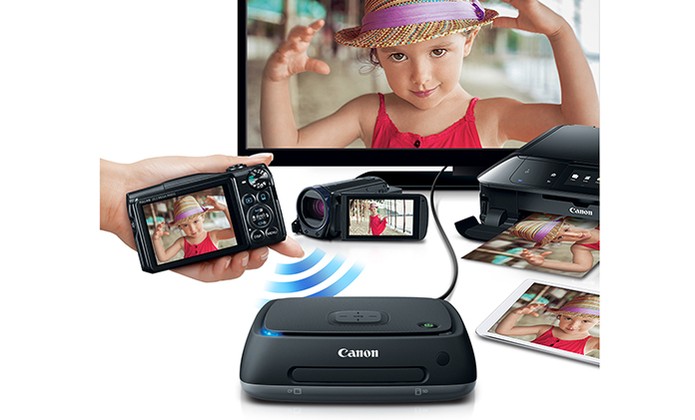 Connect Station CS100 permite transmitir conteúdo da câmera para TV (Foto: Divulgação/Canon)