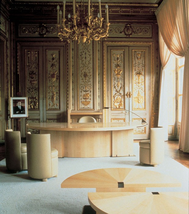 Ministério da Cultura da França: interior de Andrée Putman, de 1984 (Foto: Deidi Von Schaewen)