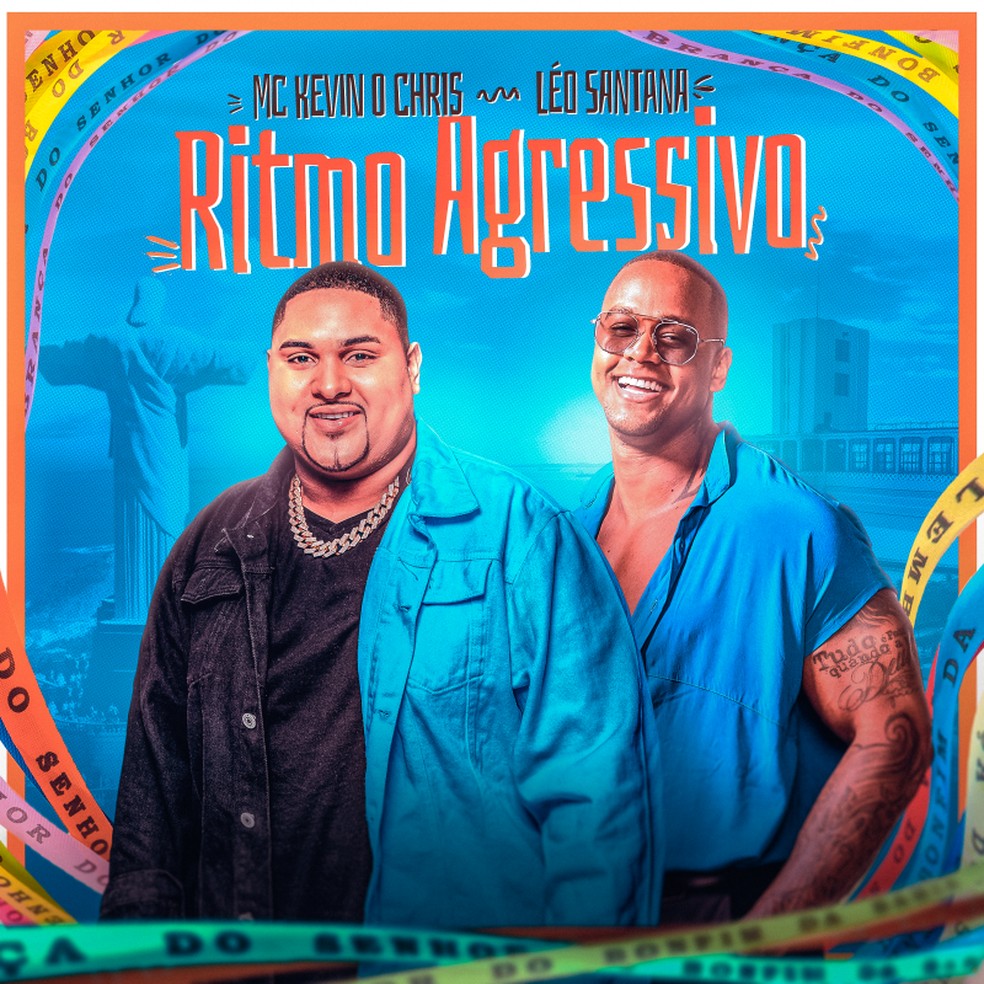 Capa do single 'Ritmo agressivo', de Kevin O Chris e Léo Santana — Foto: Divulgação