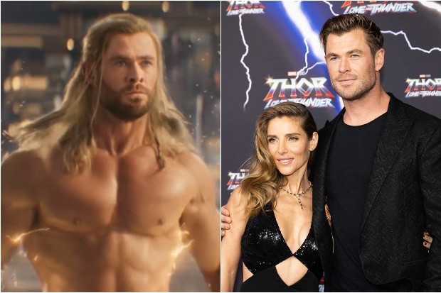 Mais fit que nunca: Chris Hemsworth sacrifica o corpo em nome da