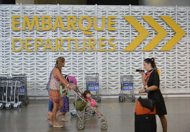 O Aeroporto Internacional de São Paulo - aviação - embarque - viagem  (Foto: Rovena Rosa/Agência Brasil)