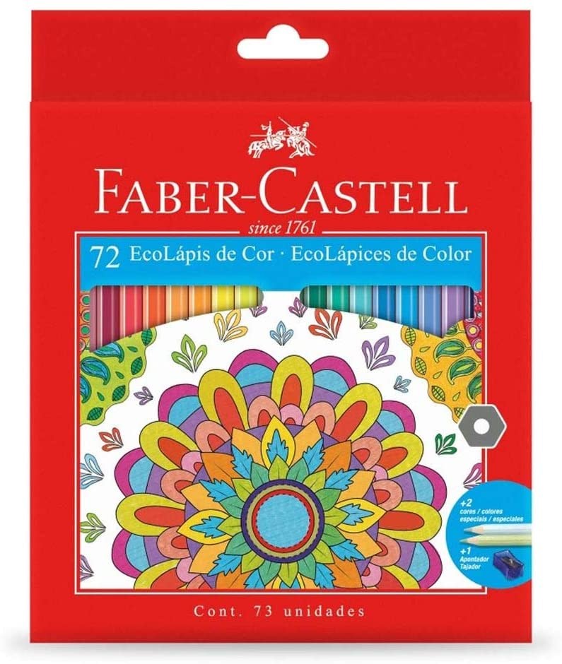 Ecolápis 72 cores, Faber-Castell (Foto: Divulgação)