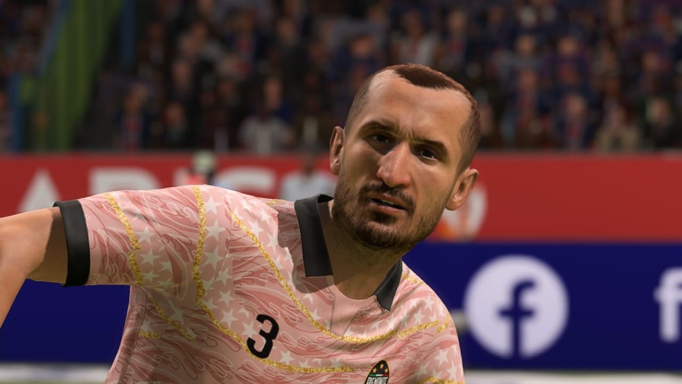 FIFA 21: Chiellini é sólido na defesa e especialista em roubadas de bola — Foto: Reprodução/Luiz Gustavo Ribeiro