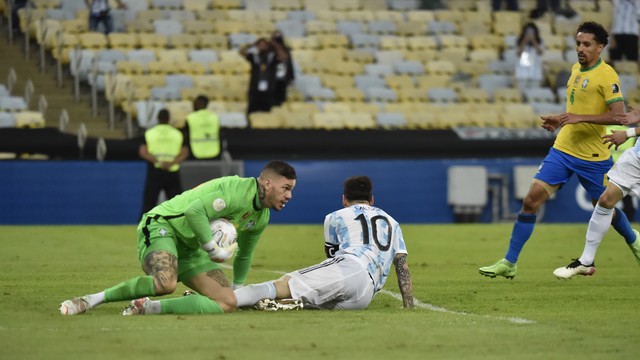 dur2861 Argentina vence Brasil no Maracanã, conquista a Copa América e quebra jejum de 28 anos sem título