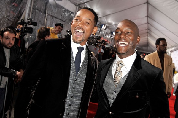 Os atores Tyrese Gibson e Will Smith (Foto: Getty Images)