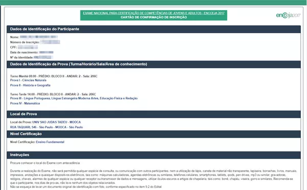 Locais De Prova Do Encceja 2017 Ja Estao Disponiveis Para Consulta Diz Inep Educacao G1