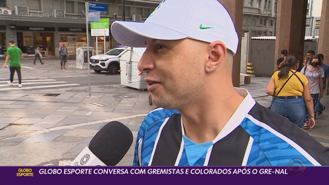 Globo Esporte conversa com gremistas e colorados após o Gre-Nal