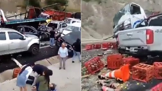 Acidente envolve mais de 20 veículos, deixa 3 mortos e 15 feridos em rodovia no Equador