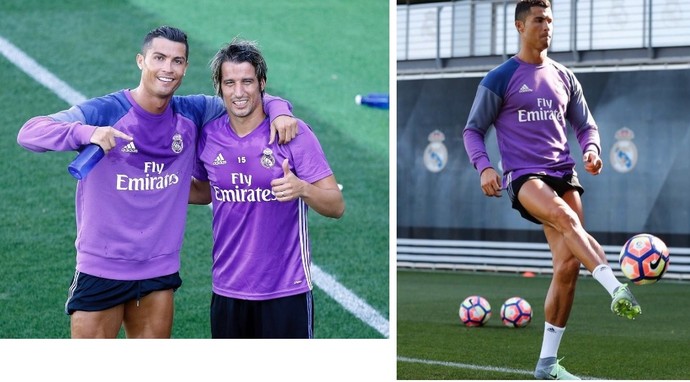 Cristiano Ronaldo usa mangas longas (Foto: Instagram)