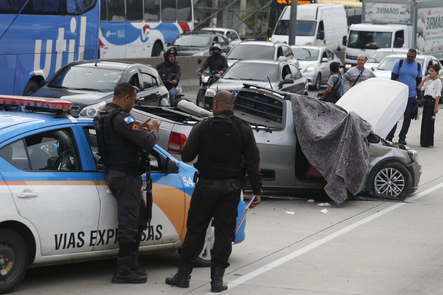 PM Marcelo Ferreira dos Santos foi morto durante troca de tiros com criminosos na Avenida Brasil