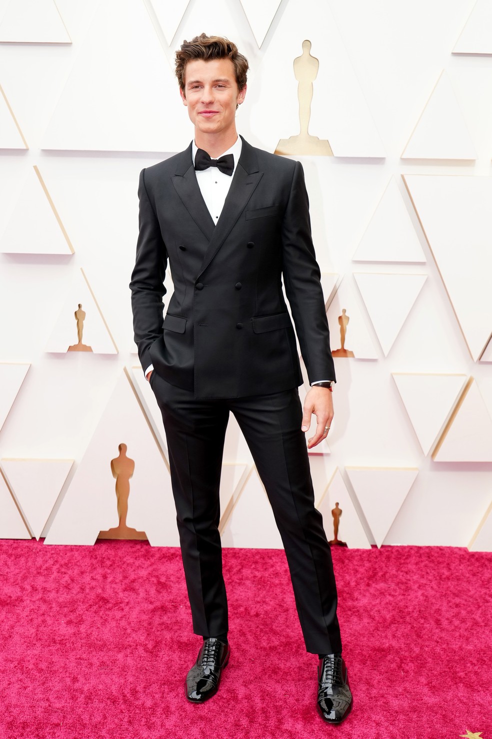 Shawn Mendes no Oscar 2022 — Foto: Jeff Kravitz/Getty Images