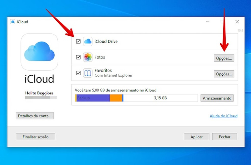 icloud control panel for windows 10 free download