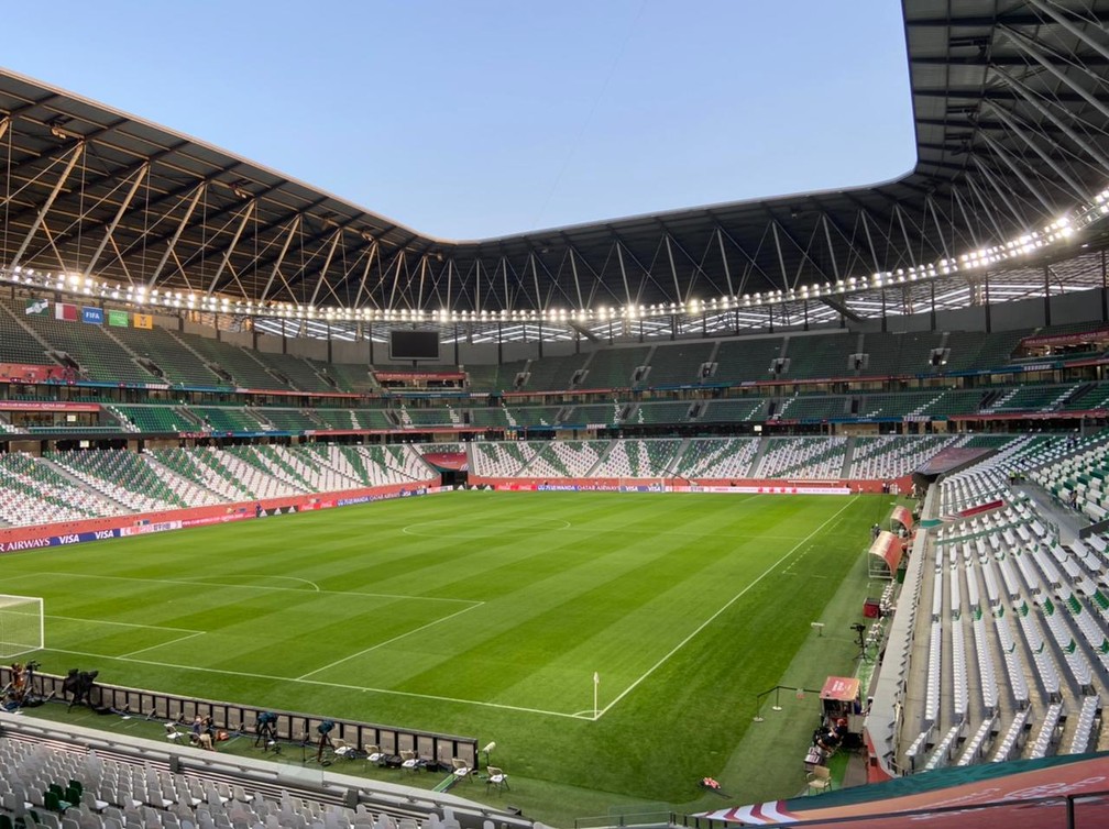 Estádio Cidade da Educação, em Doha, no Catar — Foto: Fabricio Crepaldi