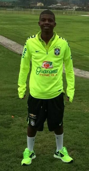 Lincoln Correa, atacante capixaba do Sub-15 do Flamengo (Foto: Arquivo Pessoal) Lincoln Correa, atacante capixaba do Sub-15 do Flamengo (Foto: Arquivo Pessoal)