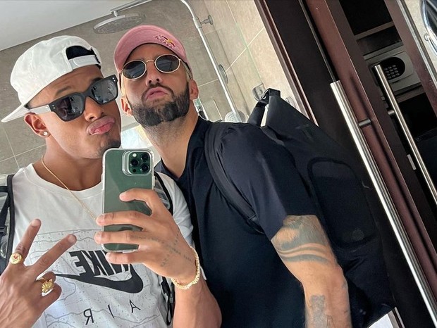 Paulo André e Pedro Scooby são amigos desde o BBB22 (Foto: Reprodução/Instagram)