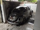 Incêndio destrói carro e danifica terraço de casa de João Pessoa
