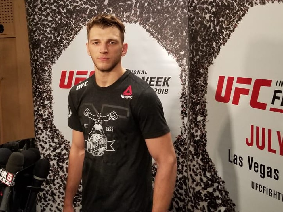 Dan Hooker vem de três vitórias seguidas — Foto: Raphael Marinho