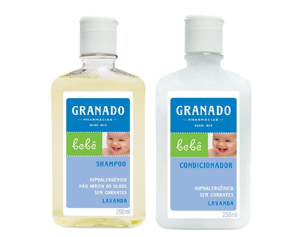 Shampoo e Condicionador Granado: ingredientes suaves para hidratar os cabelos  (Foto: Divulgação)
