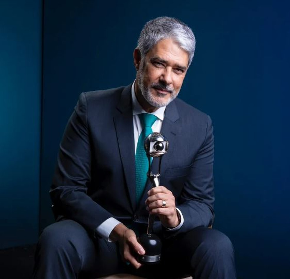 William Bonner vence na categoria Jornalismo no Melhores do Ano — Foto: Globo/Sérgio Zalis