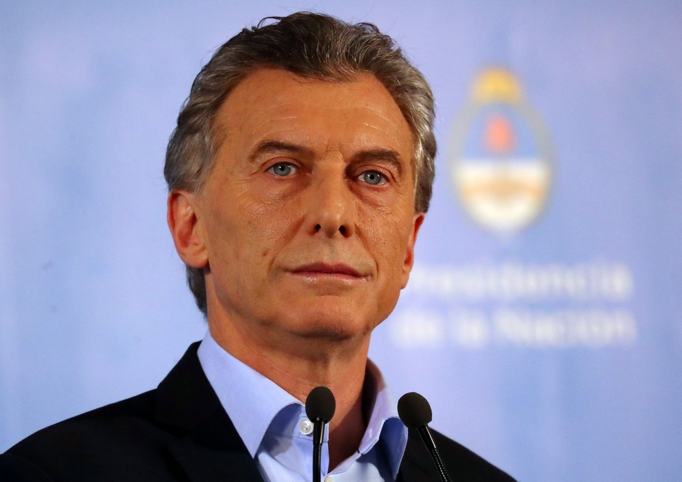 O presidente da Argentina, Mauricio Macri — Foto: Marcos Brindicci/Reuters