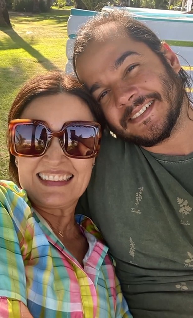 Fátima Bernardes e Túlio Gadêlha (Foto: Reprodução/Instagram)