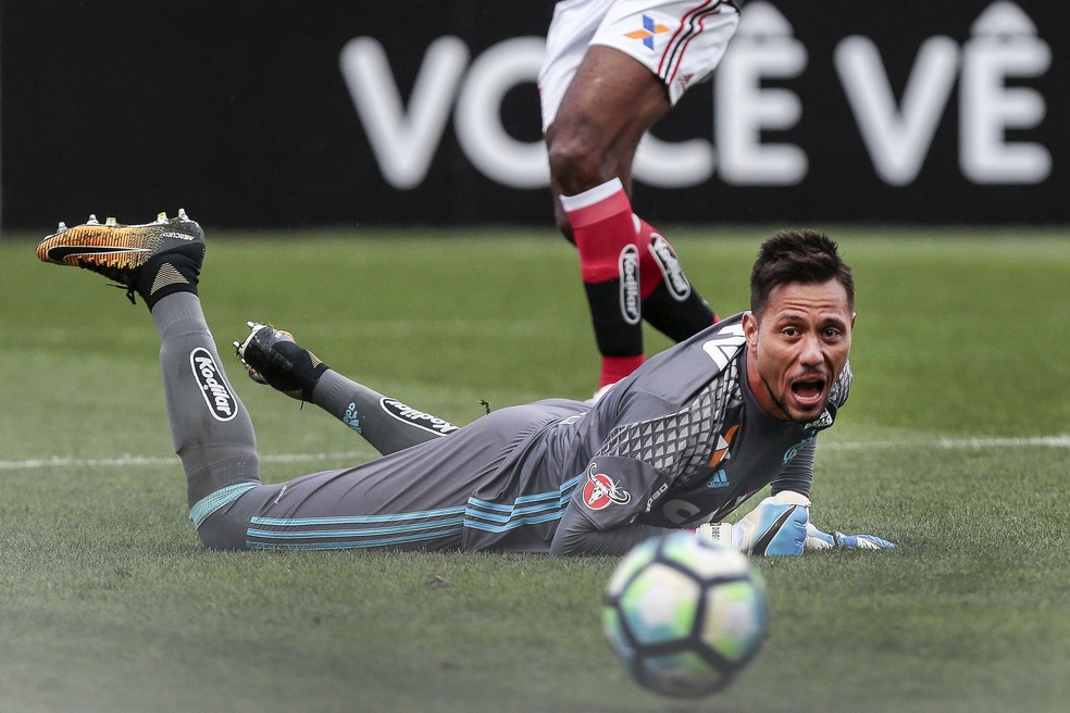 Diego Alves Corinthians x Flamengo â€” Foto: Ale Cabral/EstadÃ£o ConteÃºdo