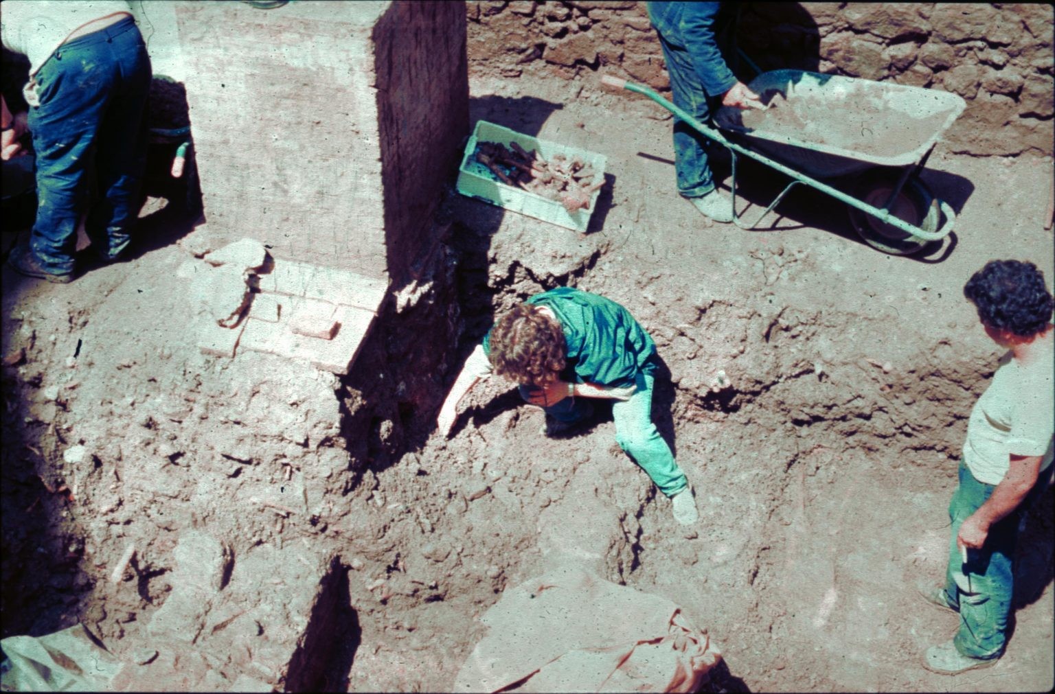Pesquisadores analisaram sepultura coletiva com ossos humanos  (Foto: Universidade Hebraica de Jerusalém)