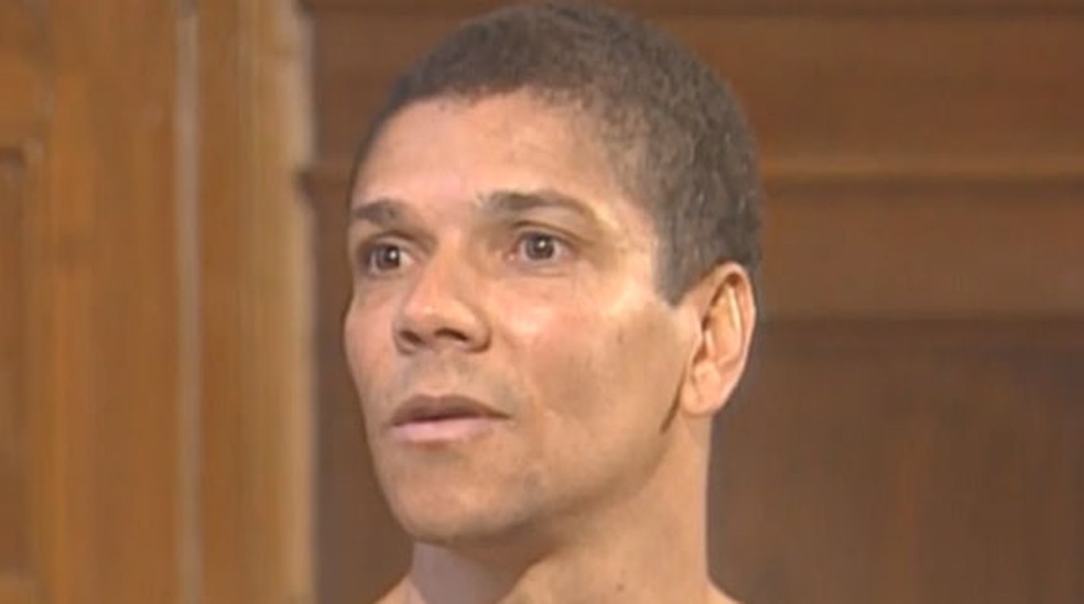 Pedrinho Matador em entrevista ao Fantástico em 1996 — Foto: Reprodução/TV Globo