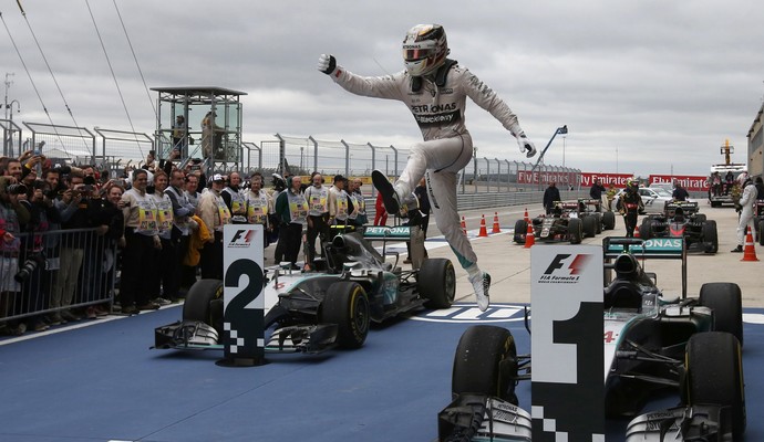 Lewis Hamilton campeão fórmula 1 GP dos EUA (Foto: Adrees Latif/Reuters)
