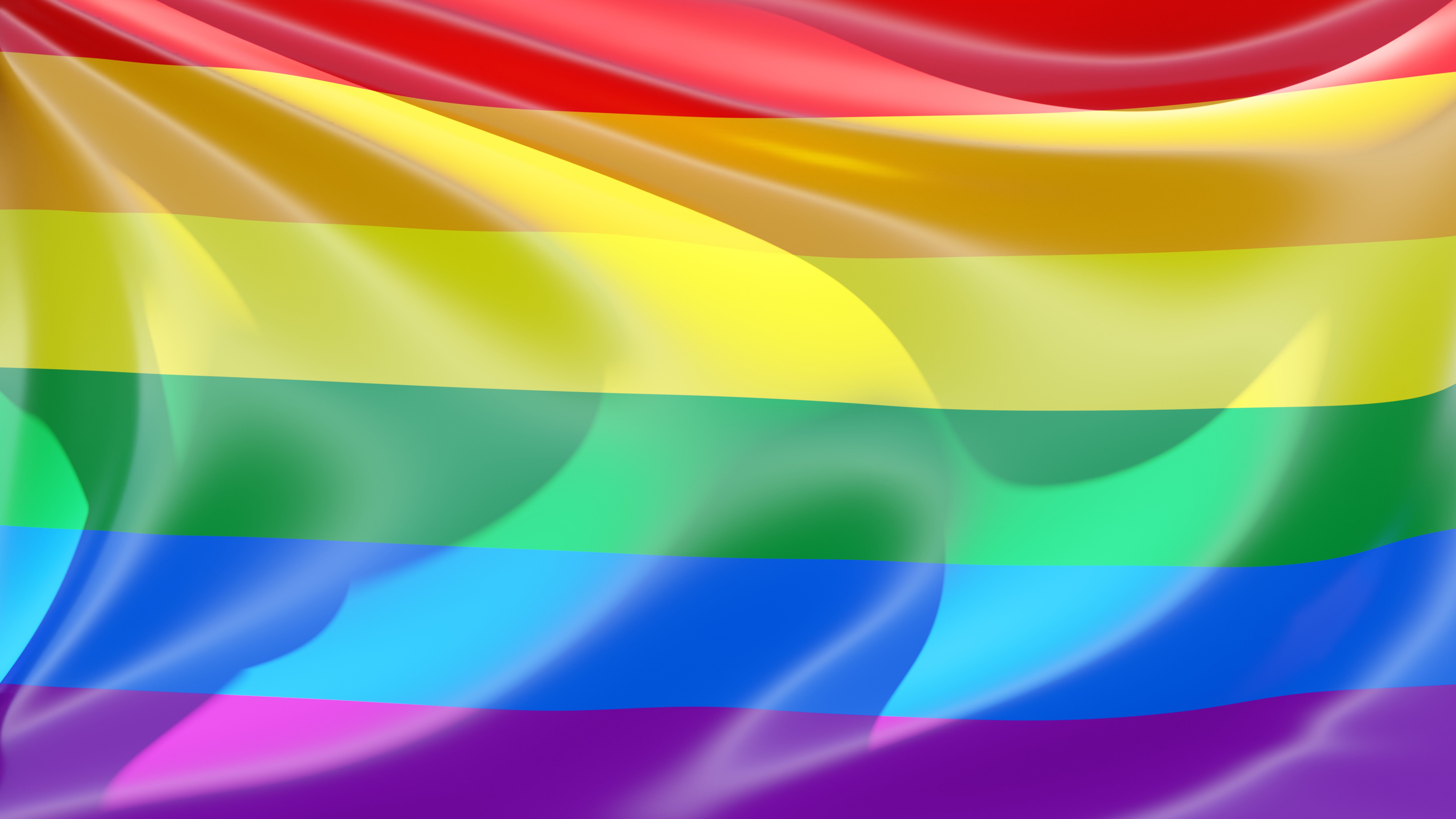 A bandeira arco-íris, um dos estandartes do movimento LGBQIAP+ (Foto: getty)
