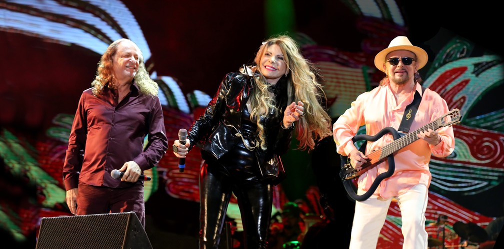 Alceu Valença, Elba Ramalho e Geraldo Azevedo: juntos em O Grande Encontro — Foto: Divulgação