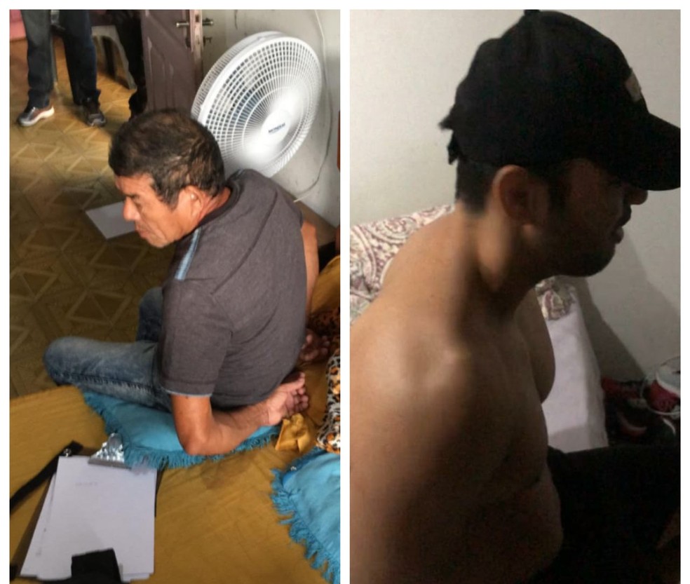 Dois homens foram presos em flagrante em Belém por pornografia infanto-juvenil.  — Foto: Polícia Civil do Pará