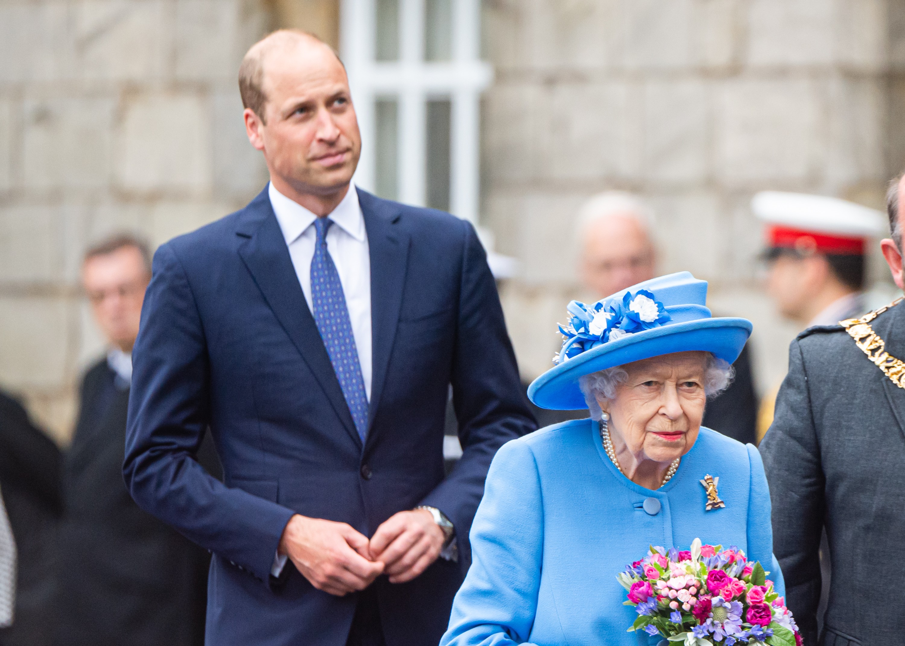 William e Rainha Elizabeth II (Foto: Getty Images)