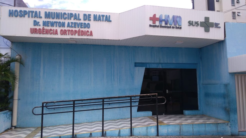 Atendimento no Hospital Municipal Dr. Newton Azevedo foi interrompido por três horas por falta de energia, nesta quinta-feira (9) — Foto: Geraldo Jerônimo/Inter TV Cabugi