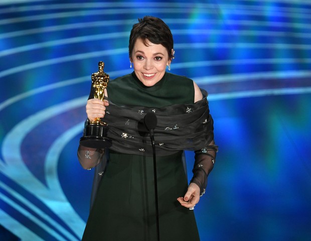 Olivia Colman: a britânica levou o Oscar de melhor atriz por A Favorita (Foto: Getty Images )