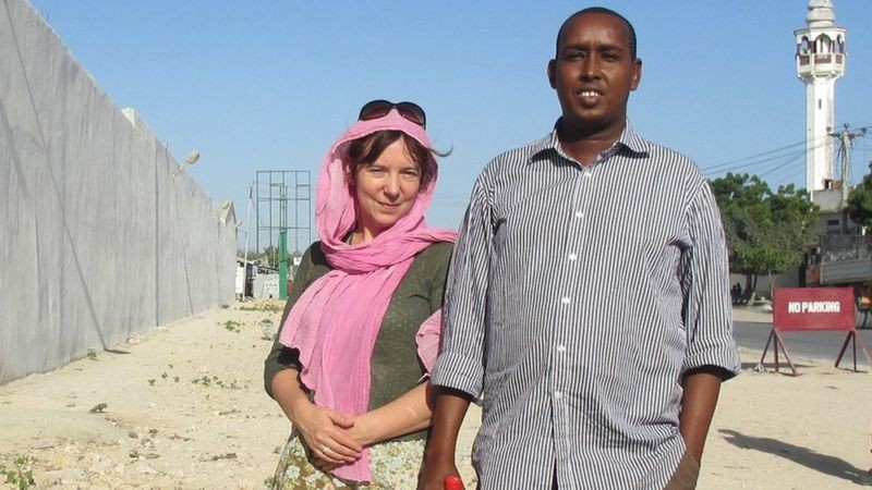 Moalimu ajudou Mary Harper na Somália (Foto: Mary Harper)