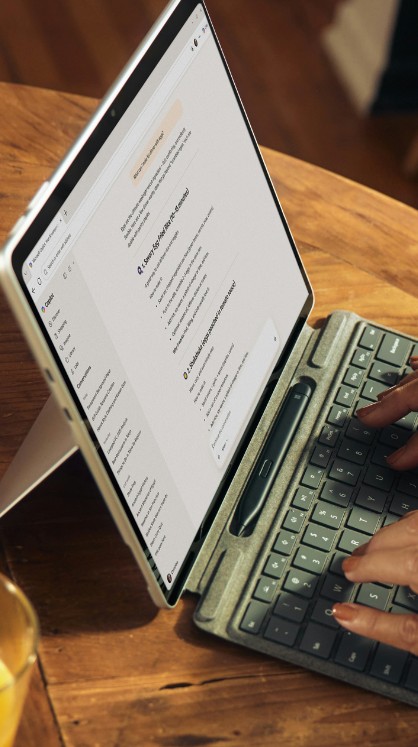 "Mais leve que um laptop": 5 tablets com teclado que surpreendem