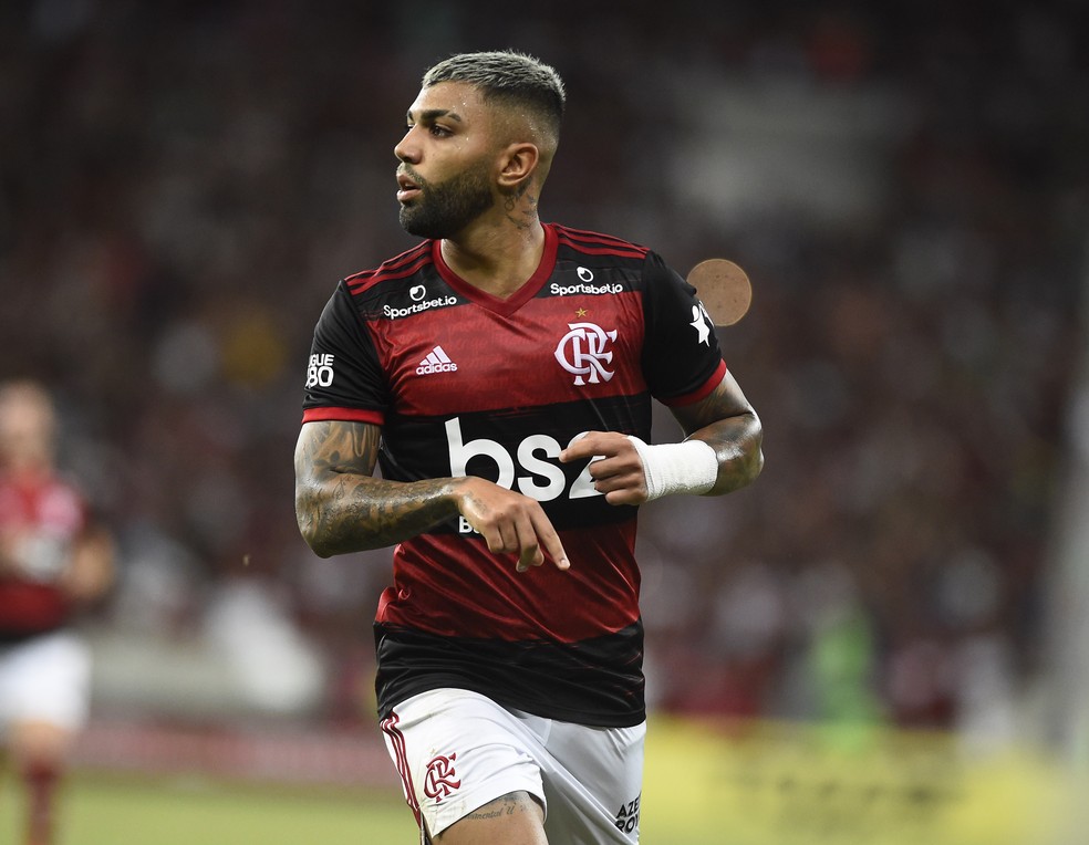 Gabigol � o artilheiro do Flamengo na atual temporada, assim como terminou o ano passado � Foto: Andr� Dur�o
