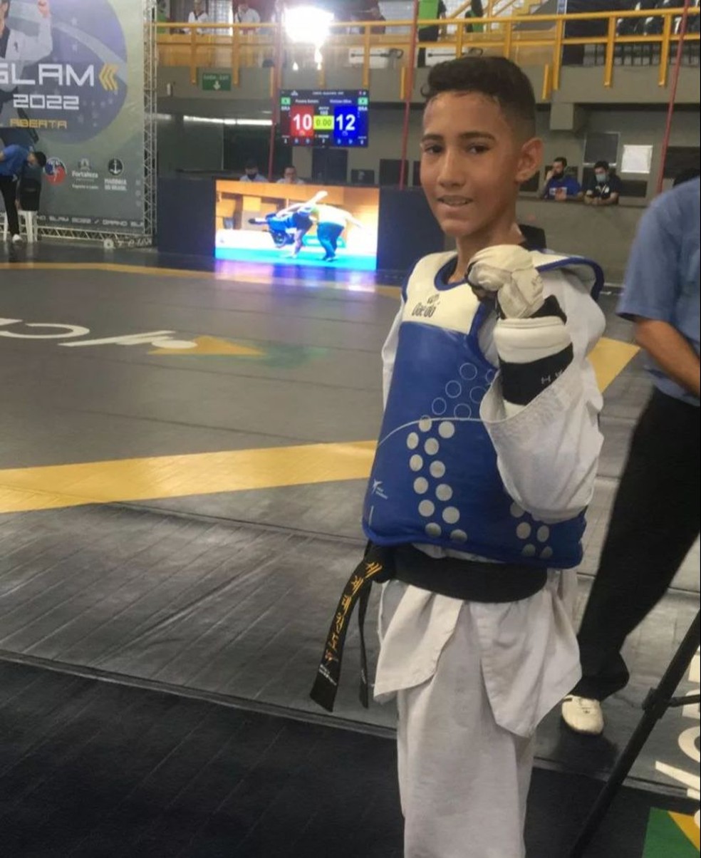 Paulo Vinícius, de Porto Velho, Taekwondo — Foto: Arquivo Pessoal