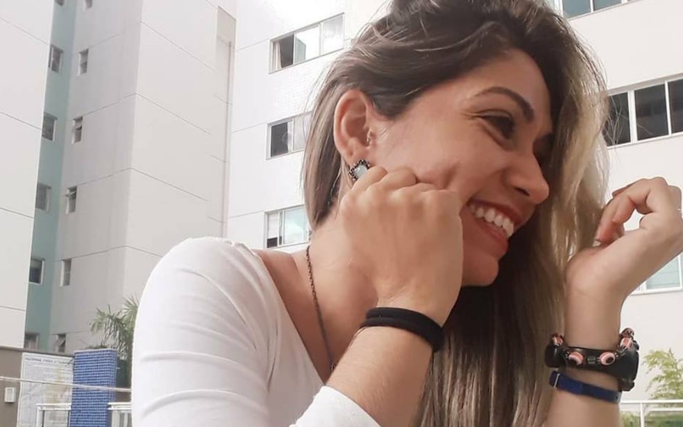 Katiusce Ferreira Rezende reagiu a assalto após sair da academia, em Goiânia, Goiás — Foto: Reprodução/ Facebook