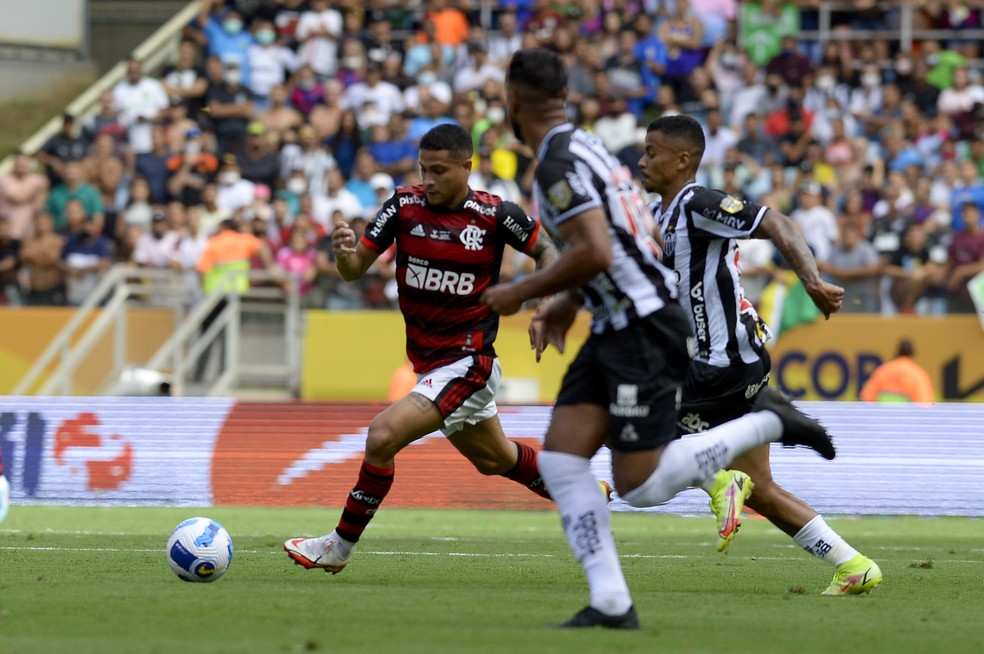 Jo&atilde;o Gomes - Flamengo x Atl&eacute;tico-MG - Supercopa do Brasil &mdash; Foto: Marcelo Cortes / Flamengo