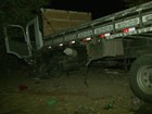 Acidente entre dois caminhões, van e moto deixa 7 mortos e 3 feridos em PE