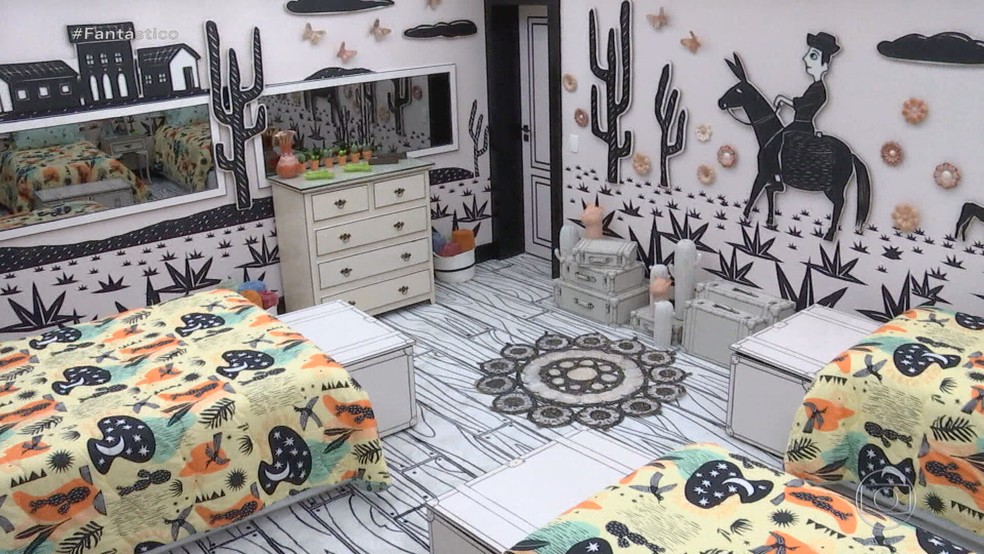 Nova decoração da casa do BBB21 — Foto: Reprodução/Globo