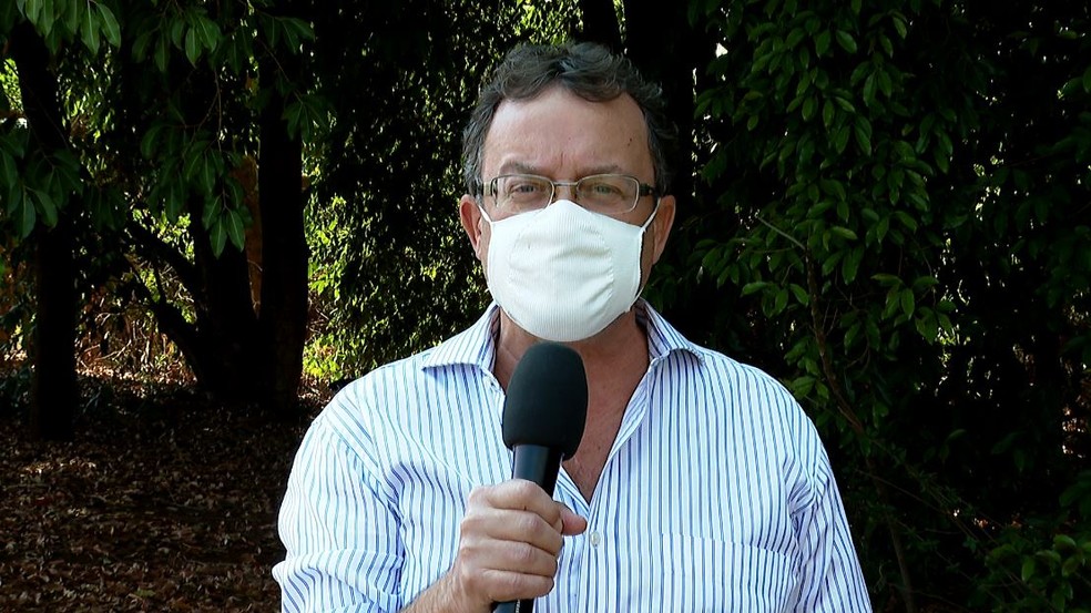 Emilson Roveri, candidato da Rede Sustentabilidade à Prefeitura de Ribeirão Preto (SP) — Foto: Reprodução / EPTV