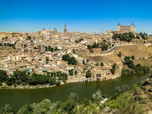 Vista de Toledo, na Espanha (Foto: Rubens de Oliveira Campos/Vc no G1)