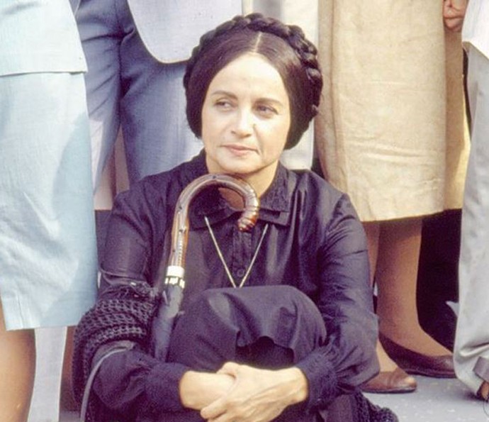 Joana Fomm como a viúva Perpétua em Tieta (1989) (Foto: Memória Globo)