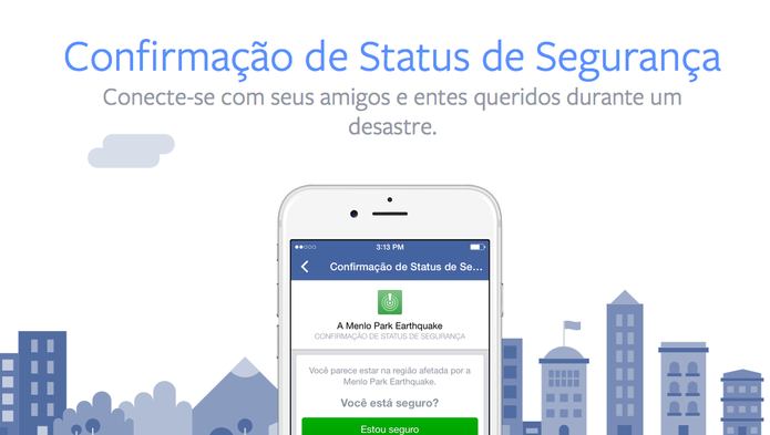 Verificação de Segurança do Facebook vai se tornar hub permanente de informações durante emergências (Foto: Divulgação/Facebook)